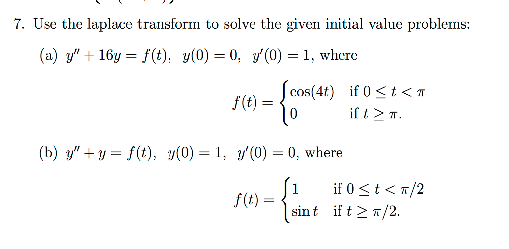 solved-use-the-laplace-transform-to-solve-the-given-initial-chegg