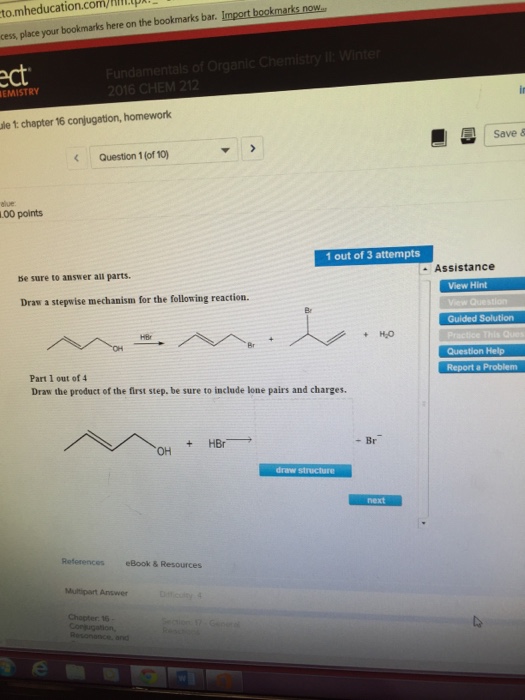 Solved Draw a stepwise mechanism for the following reaction. | Chegg.com