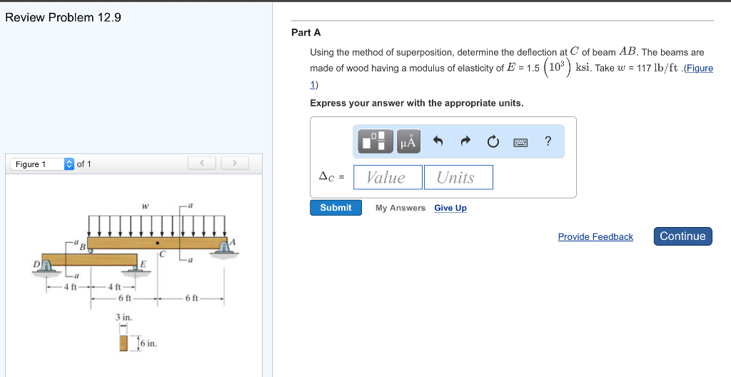 Solved Review Problem 12.9 Part A Using the method of | Chegg.com