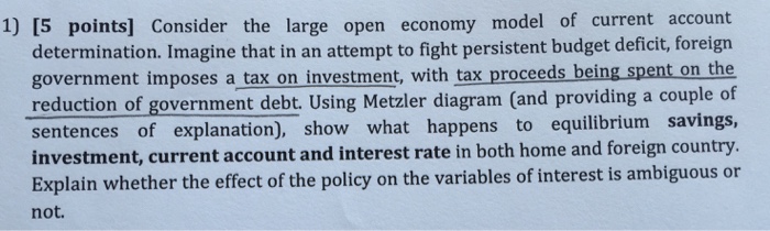 Solved 1. Monetary Economics. Please Provide Complete And | Chegg.com