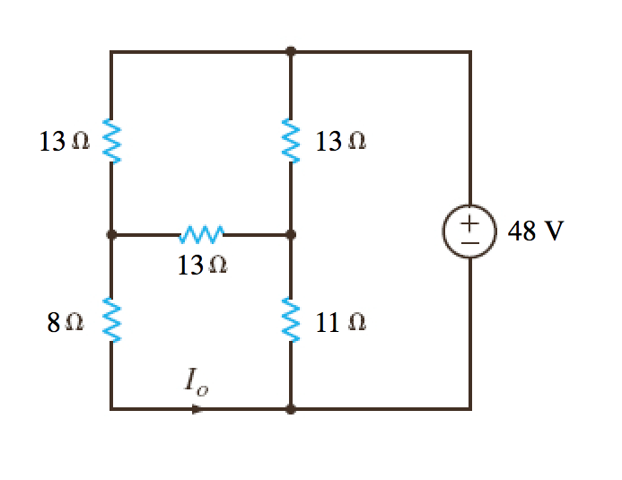 Solved Find I0 in the circuit in the figure. | Chegg.com