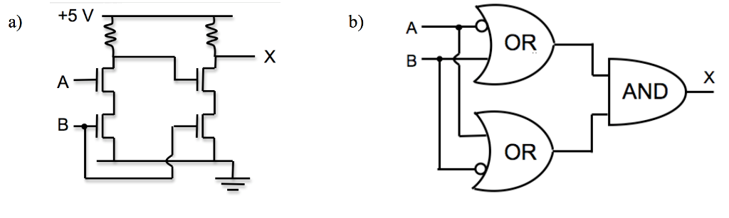 Solved Circuits to tables Write down the truth tables | Chegg.com