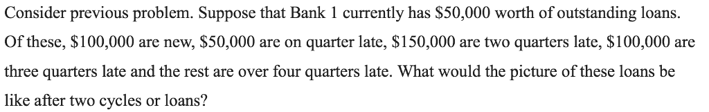 Cyert and Associates (1963). Bank 1 offers loans | Chegg.com