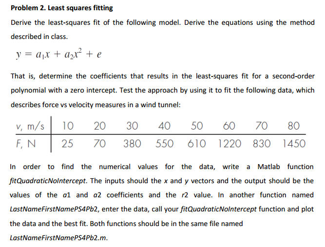 solved-problem-2-least-squares-fitting-derive-the-chegg