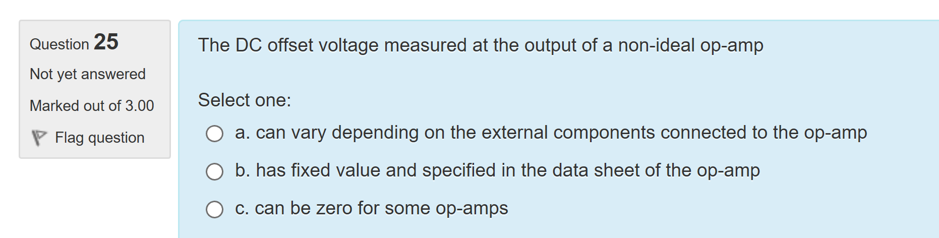 solved-the-dc-offset-voltage-measured-at-the-output-of-a-chegg