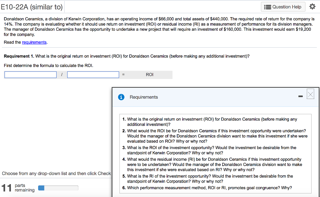 Solved Donaldson Ceramics, a division of Kerwin Corporation,