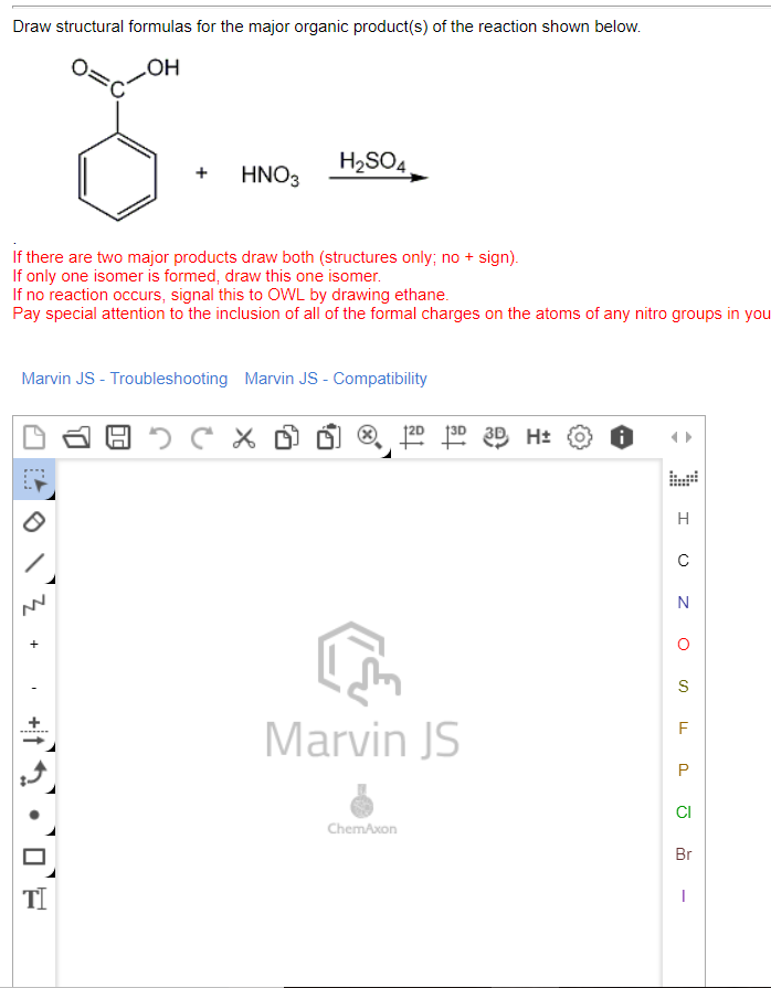 Solved Draw structural formulas for the major organic | Chegg.com