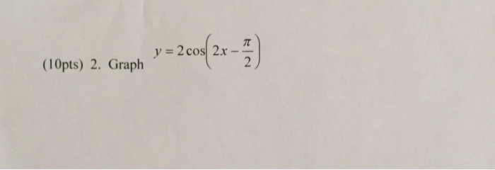 solved-graph-y-2-cos-2x-pi-2-chegg