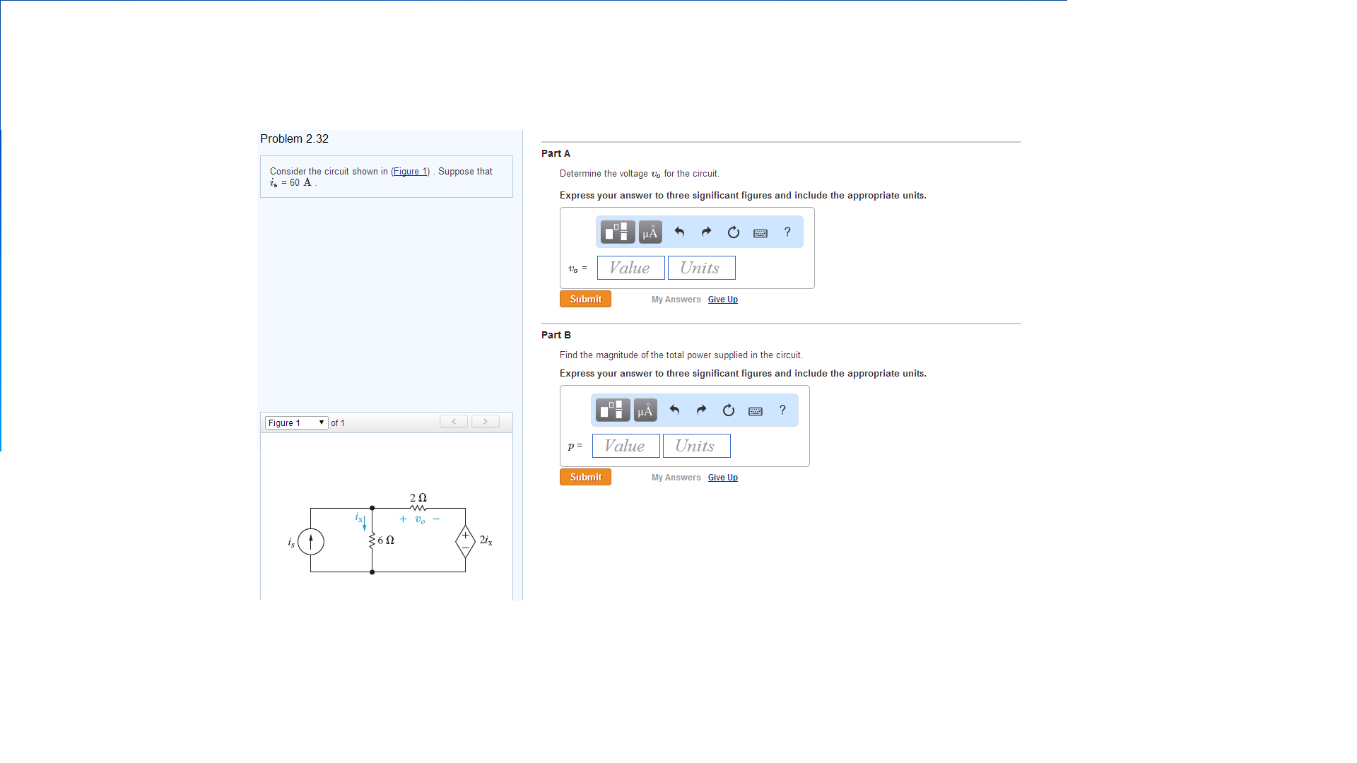 Solved Consider the circuit shown in (Figure 1). Suppose | Chegg.com