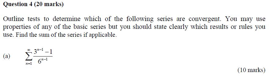 Solved Question 4 (20 marks) Outline tests to determine | Chegg.com