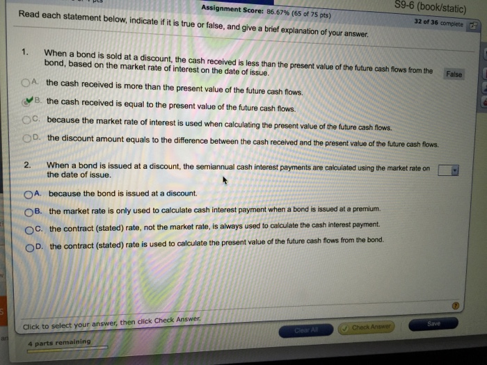 Solved read each below indicate if it is true or false give | Chegg.com