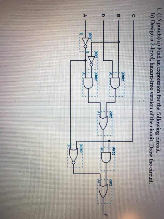 Solved Find an expression for the following circuit, Design | Chegg.com