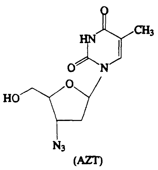 Solved The drug AZT, which is used to treat AIDS, is shown