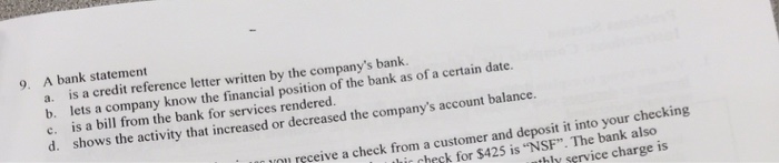 solved-a-bank-is-a-credit-reference-letter-written-by-the-chegg