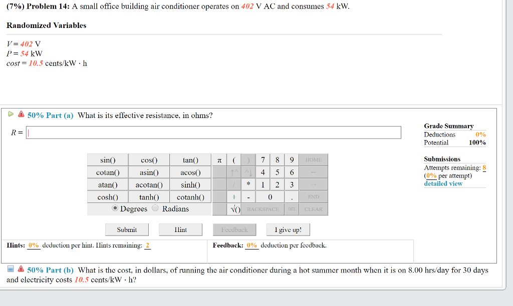 Solved (796) Problem 14: A small office building air | Chegg.com