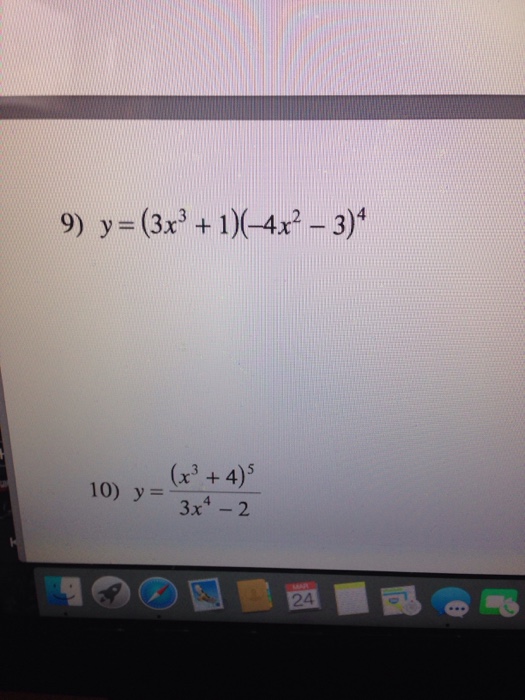 Solved Y 3x 3 1 4 X 2 3 4 Y x 3 4 5 3 Chegg