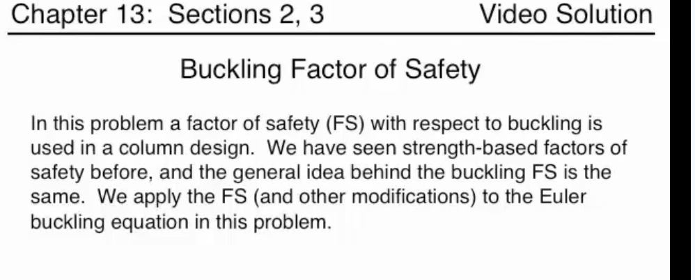 In this problem a factor of safety (FS) with respect | Chegg.com