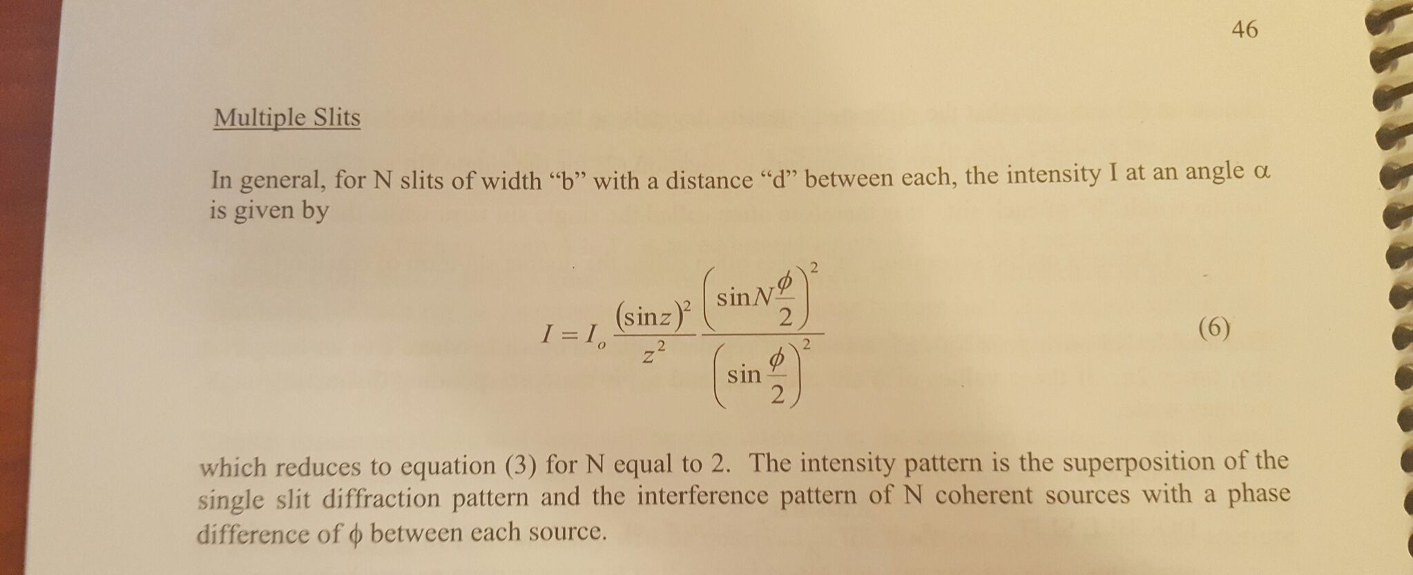 Solved Show that equation (6) reduces to equation (3) when | Chegg.com