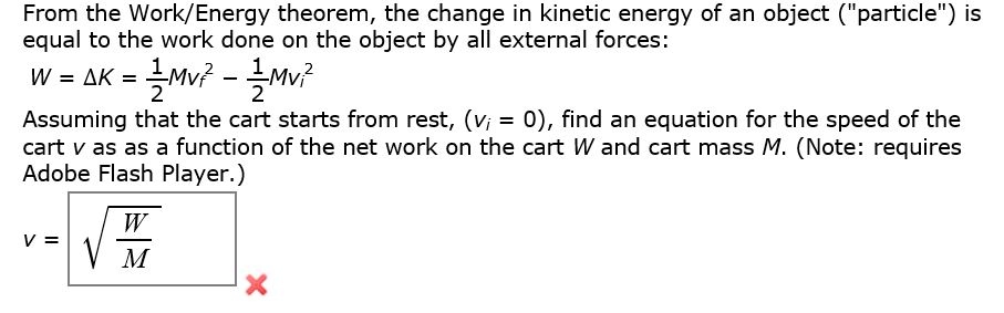 solved-from-the-work-energy-theorem-the-change-in-kinetic-chegg