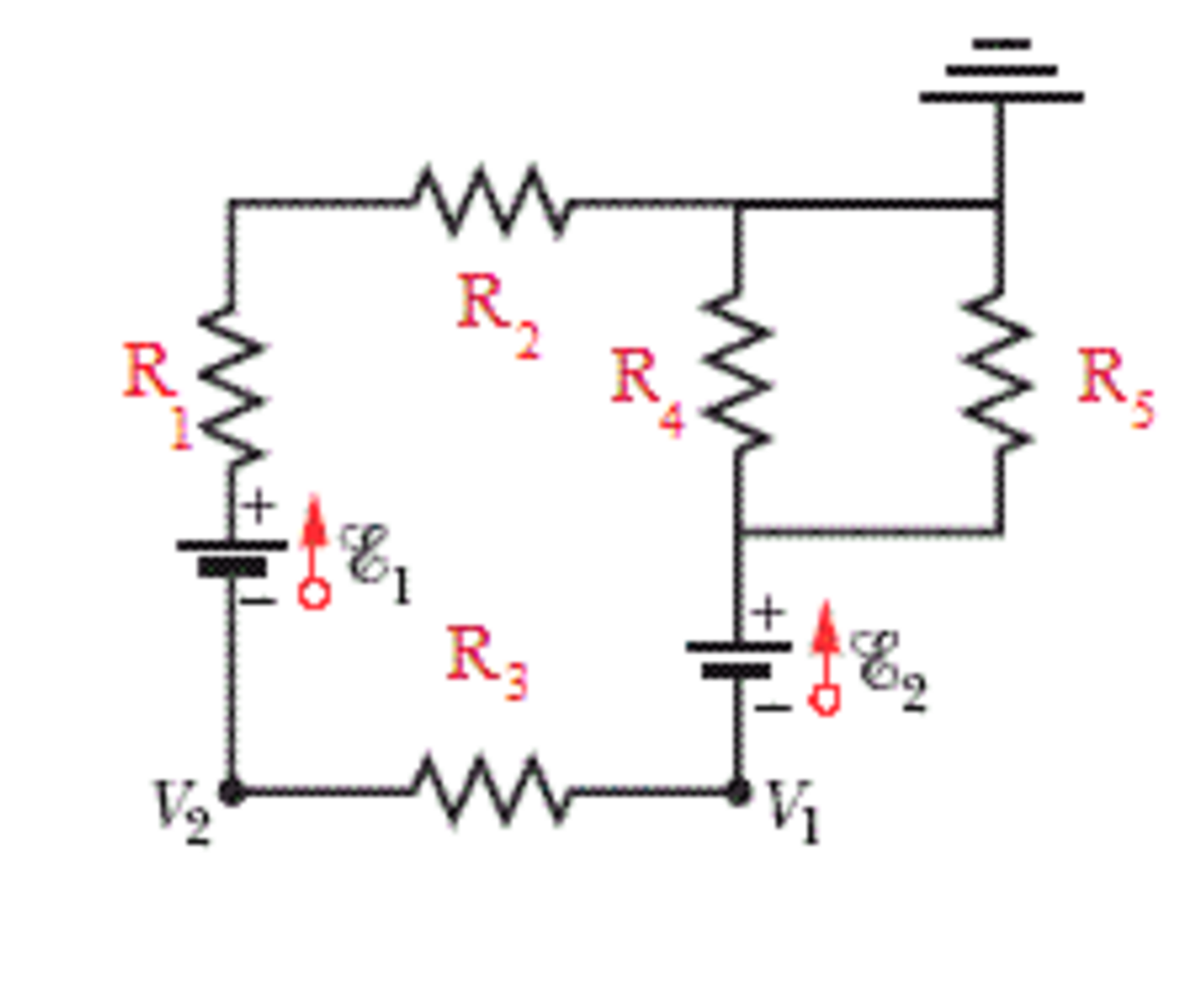 Solved In the figure the ideal batteries have emfs ?1 = 5.54 | Chegg.com