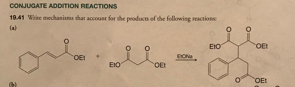 Solved 19.41 write mechanisms that account for the products | Chegg.com