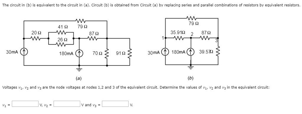 Solved The Circuit In (b) Is Equivalent To The Circuit In | Chegg.com