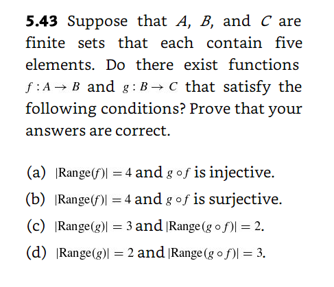 Solved 5.43 Suppose That A, B, And C Are Finite Sets That | Chegg.com