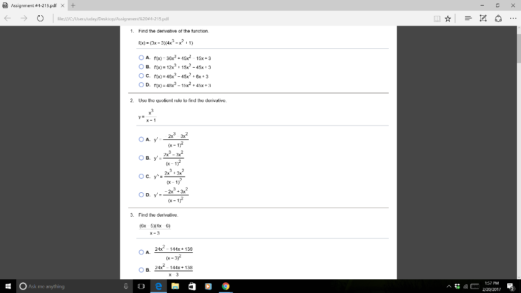 Solved Assignment 1 215 pdf X Ask Me Any G20 4 215 pdl Full Chegg