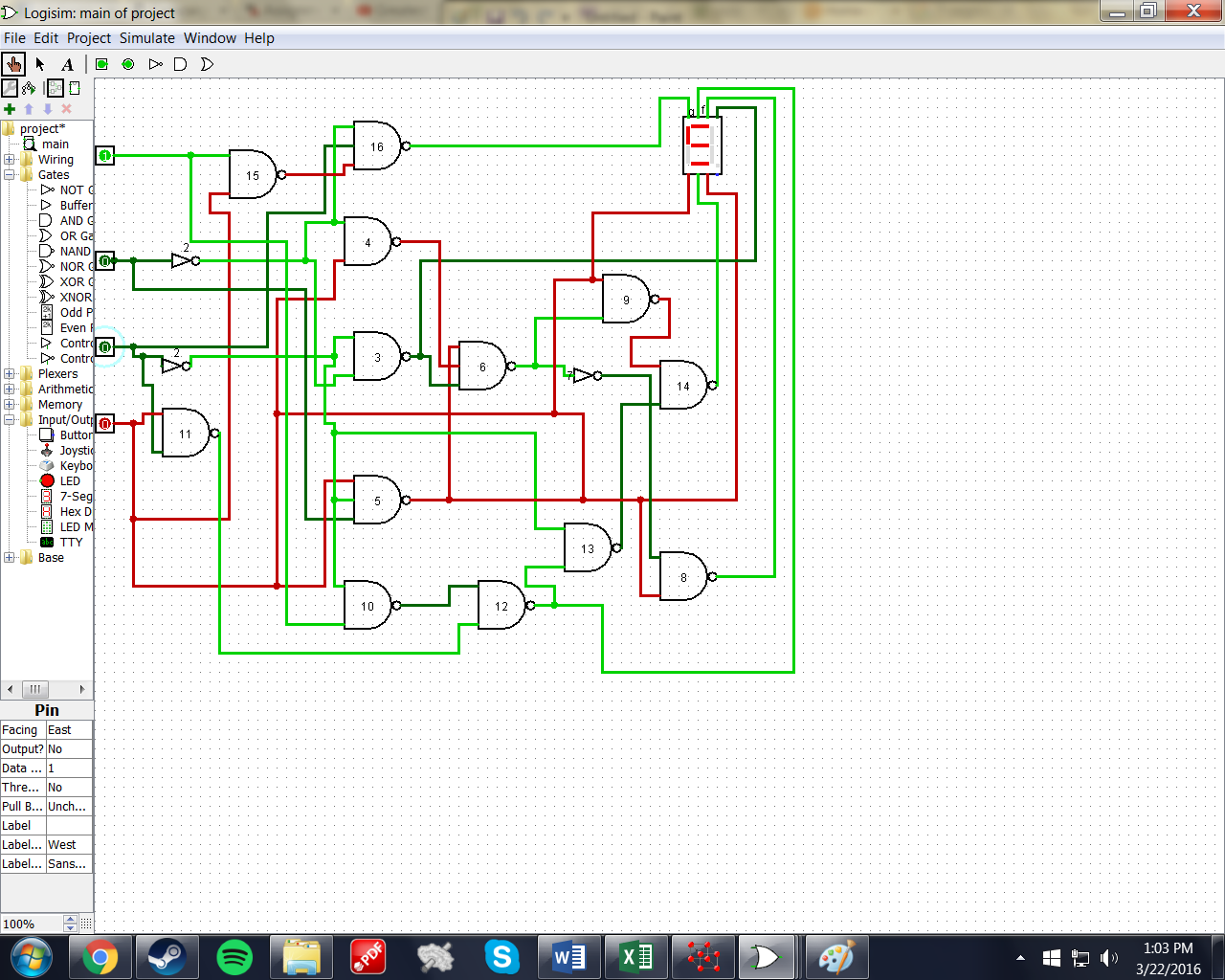 Solved So, I'm trying to build a circuit for a 7-segment | Chegg.com