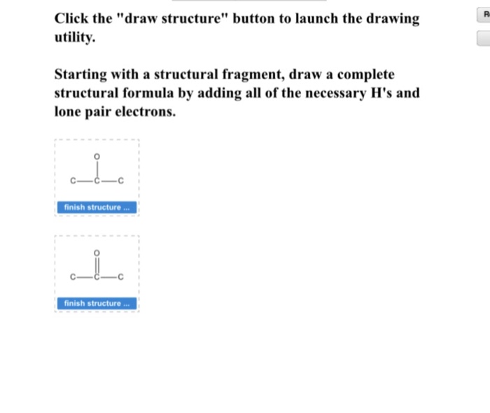 Solved Starting with a structural fragment, draw a complete | Chegg.com