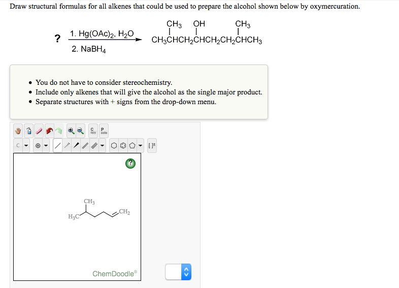 Solved Draw Structural Formulas For All Alkenes That Coul...