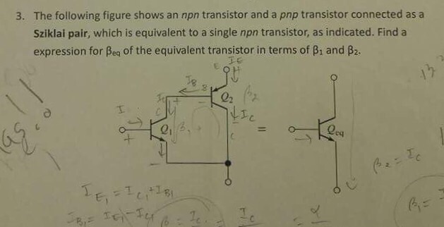 Solved The following figure shows an npn transistor and a | Chegg.com
