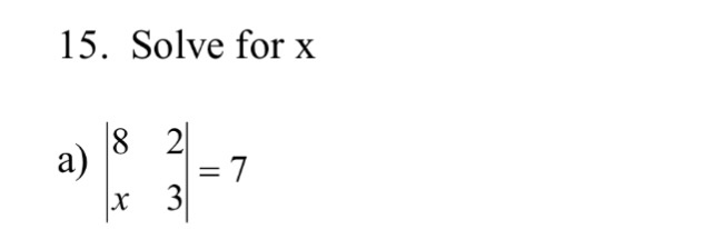 Solved solve for x 8 2 x 3 7 chegg