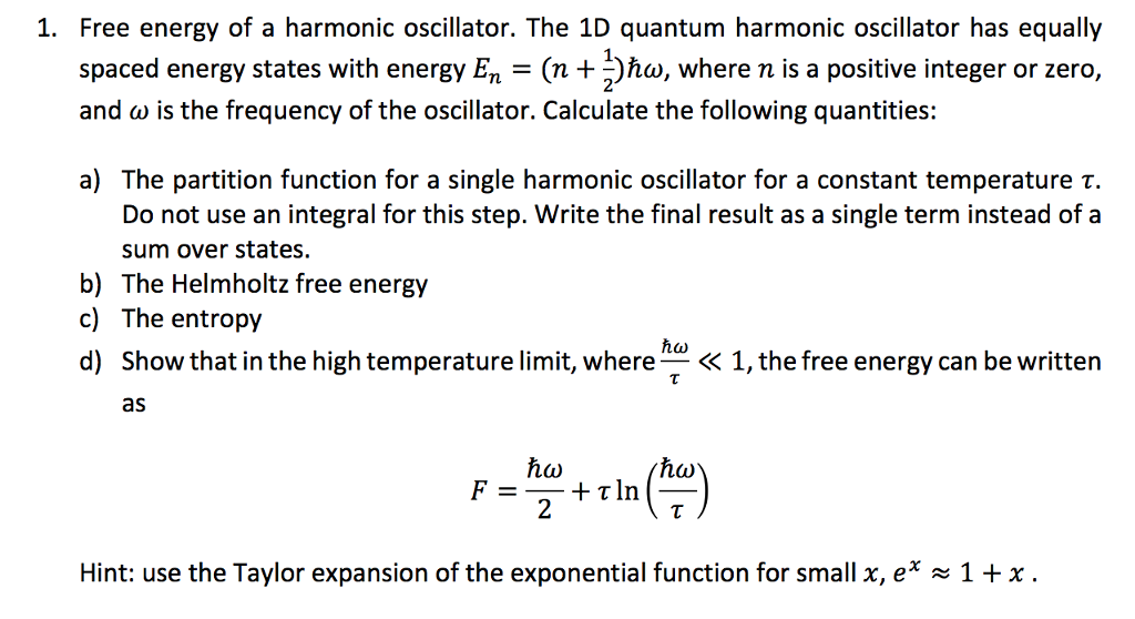 energy of a quantum calculator