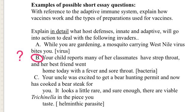 Solved With reference to the adaptive immune system, explain | Chegg.com