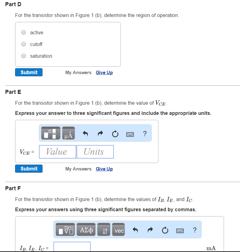 Solved Each of the transistors shown in Figure 1 (Figure 1) | Chegg.com