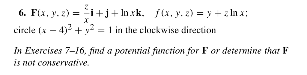 Solved 2 6 F X Y Z 1 J In Xk F X Y Z Y Z