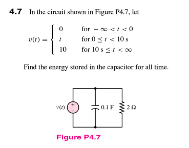 Solved In the circuit shown in Figure P4.7, let Find the | Chegg.com