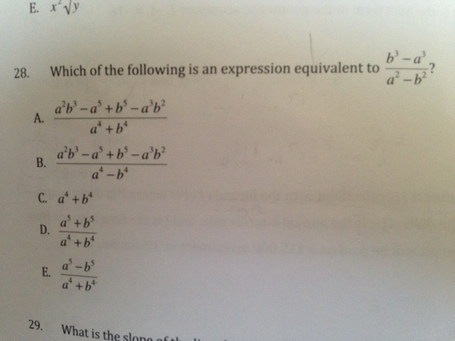 which expression is equivalent to 4 3 5 )- 3 9 2