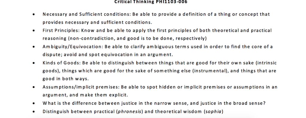 necessary and sufficient definition critical thinking