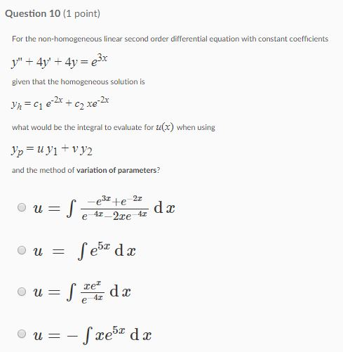 solved-question-10-1-point-for-the-non-homogeneous-linear-chegg