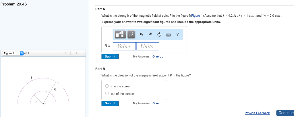 Solved What is the strength of the magnetic field at point P | Chegg.com