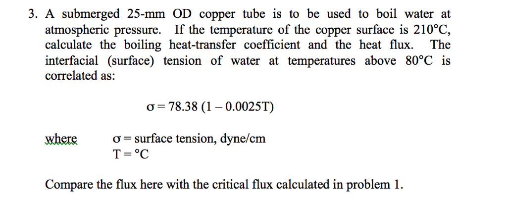 Solved heat transfer chemical engineering ? | Chegg.com