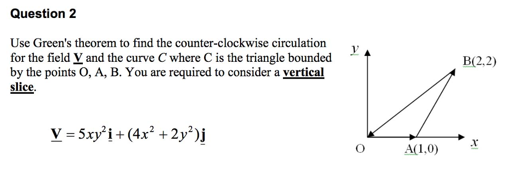 Solved Use Green's theorem to find the counter-clockwise | Chegg.com