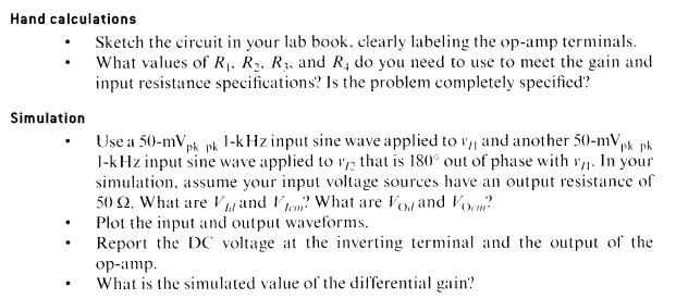 Solved Consider the circuit shown in Figure L2.3 Design the | Chegg.com