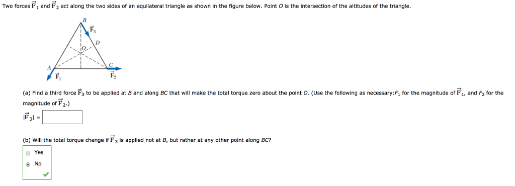 Solved Two forces F_1 vector and F_2 vector act along the | Chegg.com