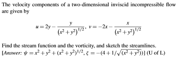 This aerodynamic question from the book Aerodynamic | Chegg.com