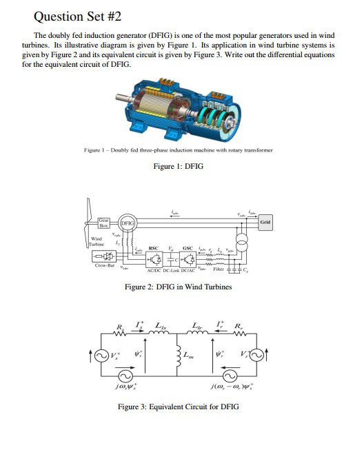 Solved Question Set 2 The doubly fed induction generator