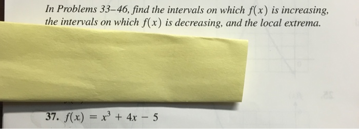 Solved In Problems 33-46, find the intervals on which f(x) | Chegg.com