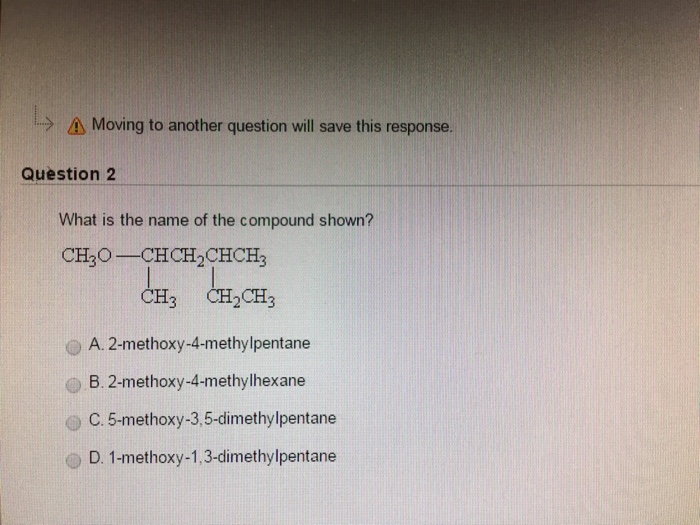 Solved What is the name of the compound shown? | Chegg.com